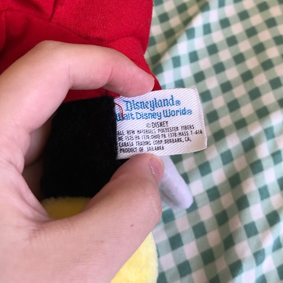 Vintage Authentic DisneyLand Mickey Mouse Plush - Picture 4 of 4